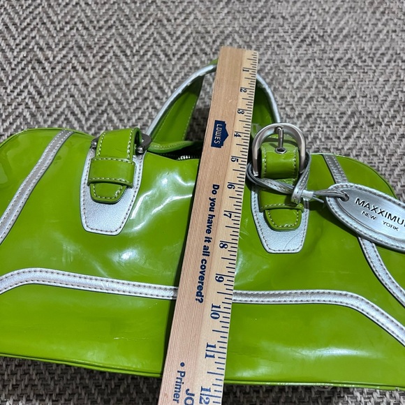 Maxximum New York Womens Handbag Purse Lime Green Boho Designer NWT READ - Picture 7 of 11